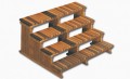 Cedar 4-Tier Step 72" for the Arctic Ocean