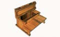 Cedar 2-Tier Storage Step 36"